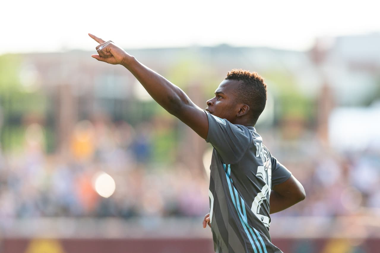 El mejor mes para el colombiano Carlos Darwin Quintero en el Minnesota United parece ser este julio.