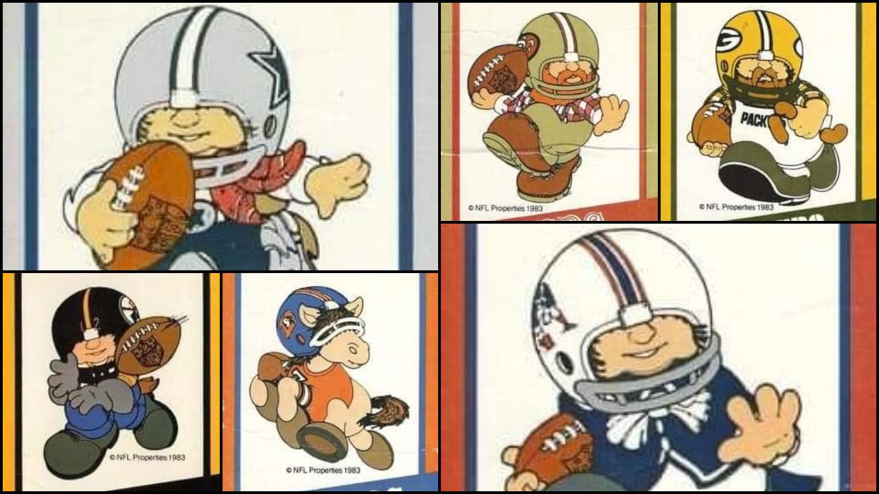 Así lucían las mascotas de la NFL en la década de los 80 | Durante ‘los años maravillosos’ resplandecían por su ternura y carisma sin igual.