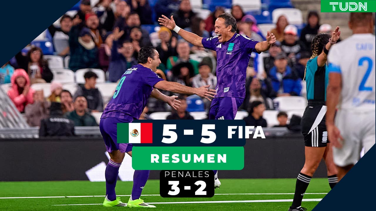 Resumen | Partidazo entre leyendas que termina en victoria para los mexicanos