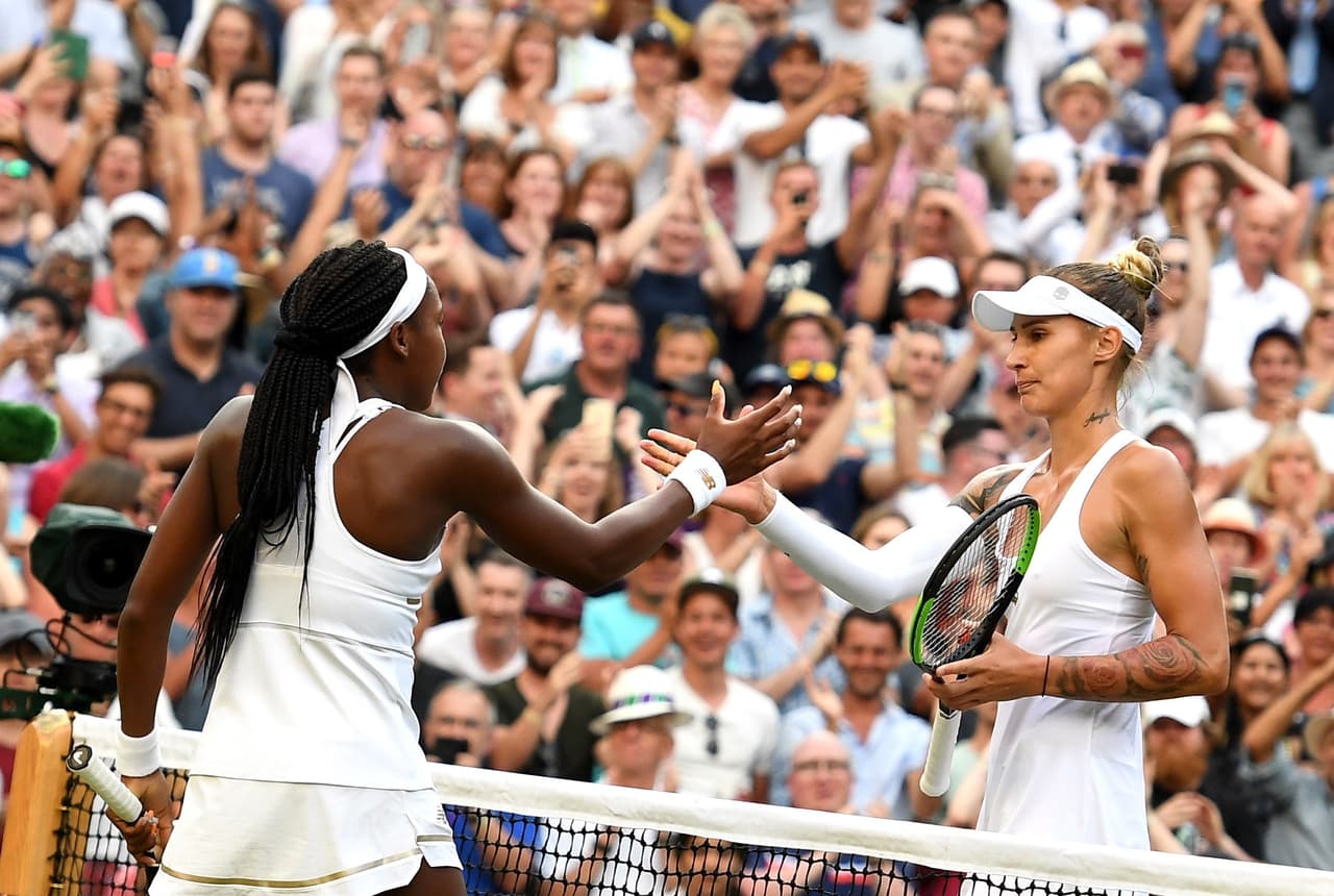 El marcador final favoreció a Cori Gauff (izquierda) por 3-6, 7-6 (9) y 7-5 para clasificar a la Cuarta Ronda de Wimbledon.