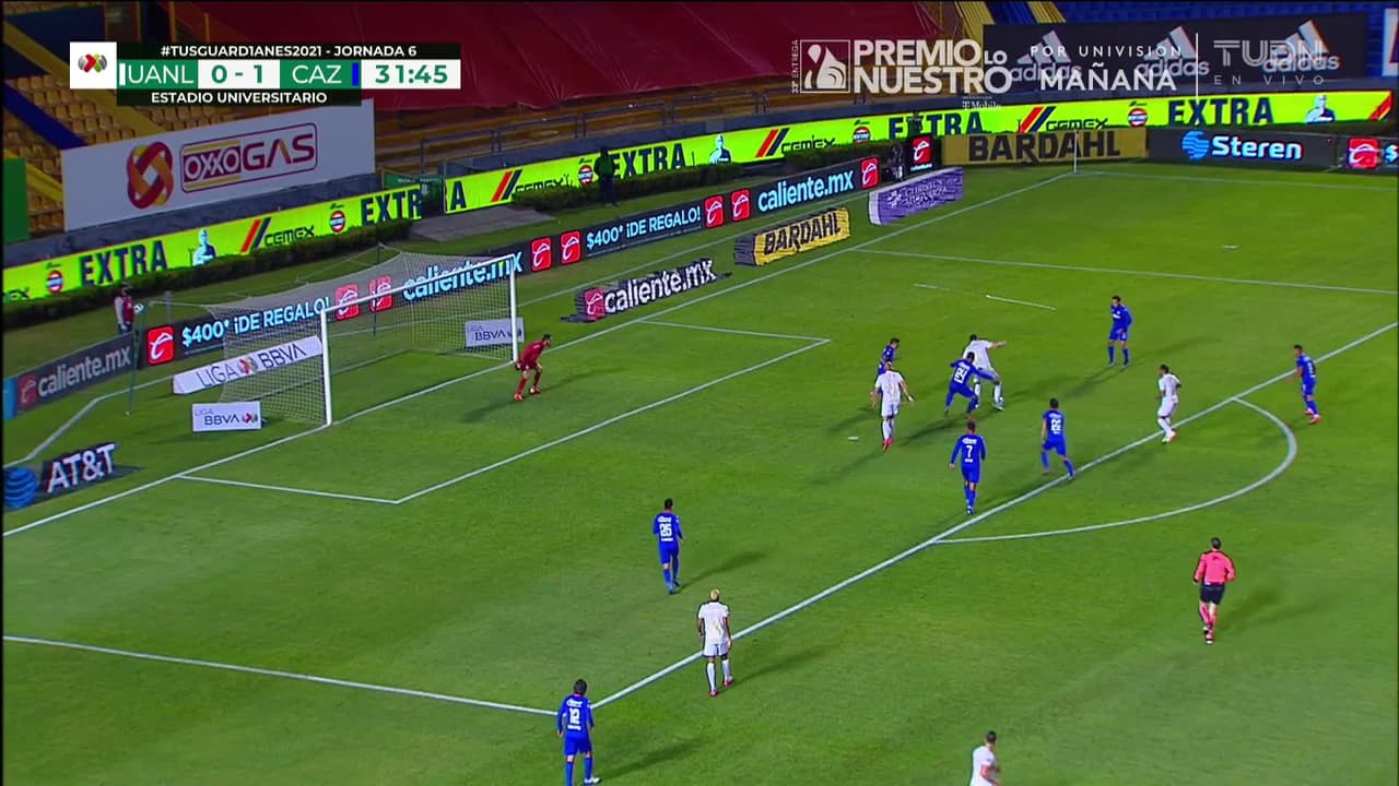 ¡TIRO ATAJADO! disparo por André-Pierre Gignac.