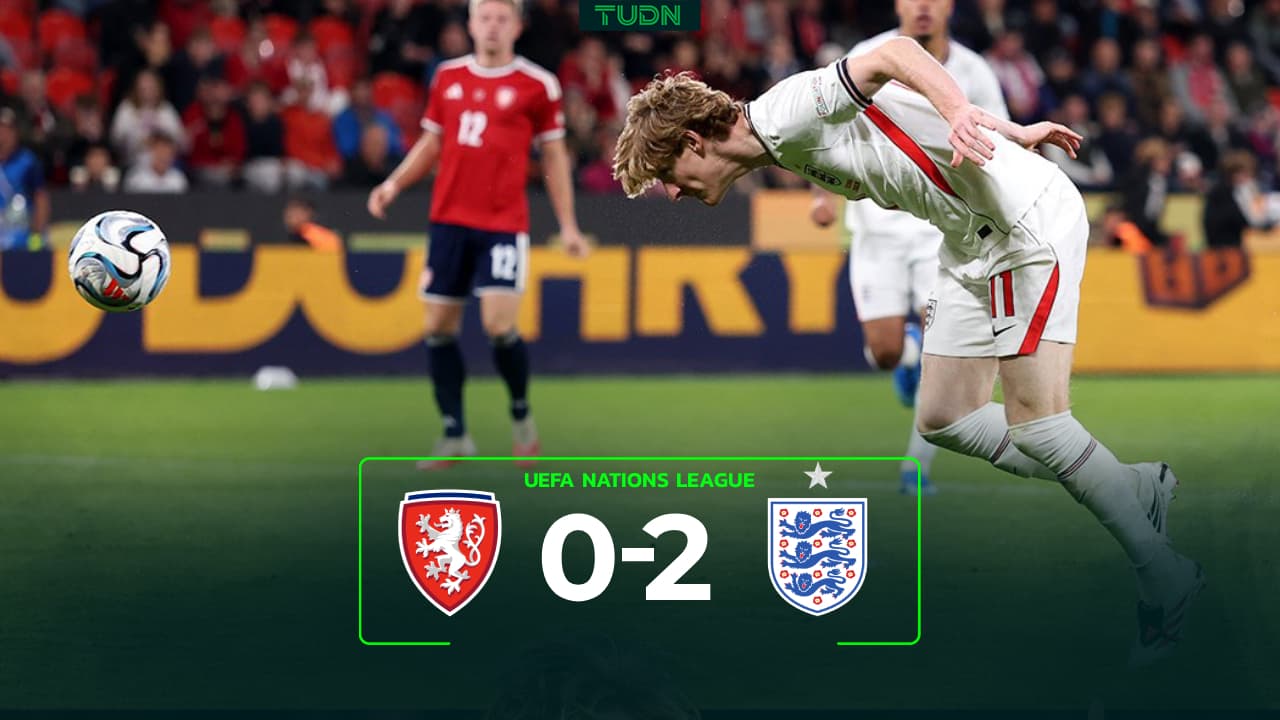 Resumen | Inglaterra gana a Chequia con golazos de Kane y Gordon