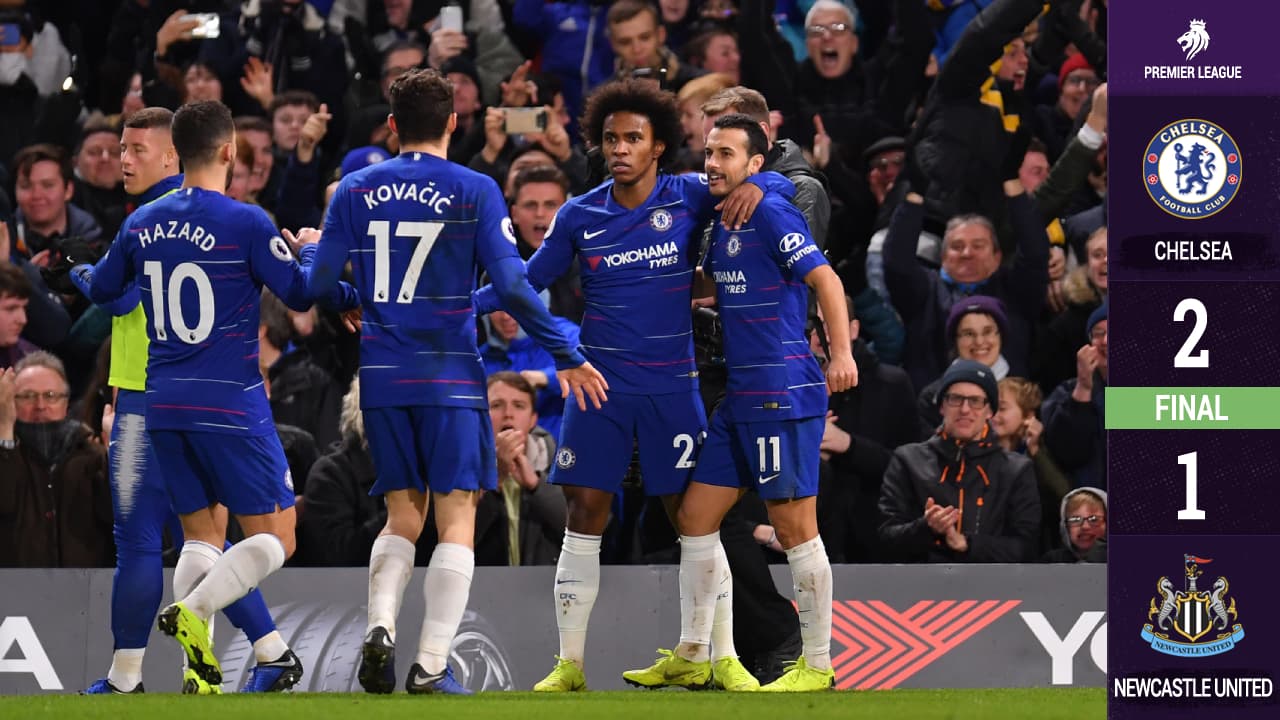 Cuando Hazard no aparece, Willian rescata al Chelsea.