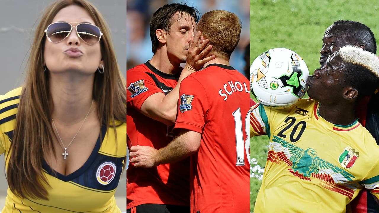 El beso es una forma de expresión dentro del fútbol, un momento sublime en el que se expresa la pasión por este deporte dentro y fuera de las canchas.