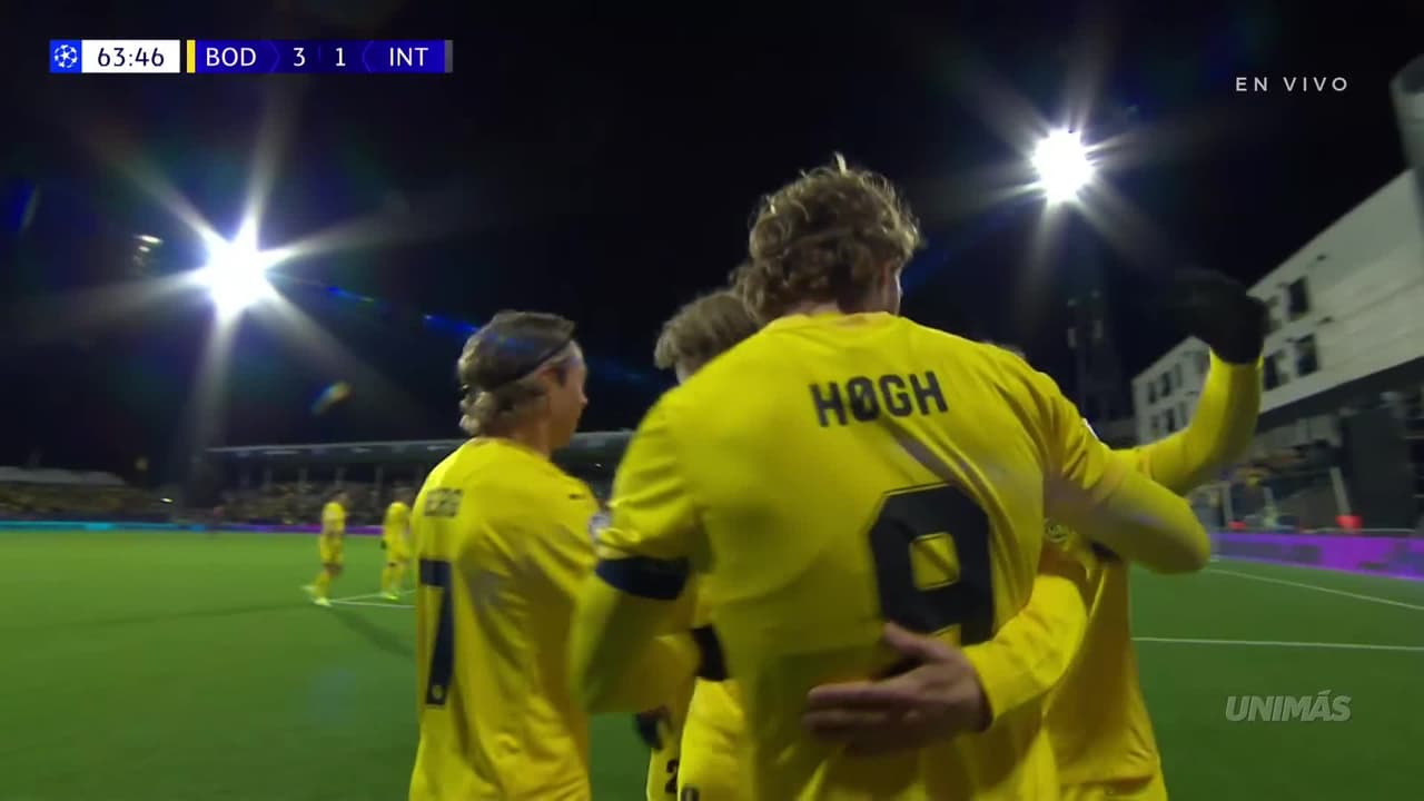 ¡CAYÓ EL TERCERO! ¡El Bodo está venciendo 3-1 al Inter!