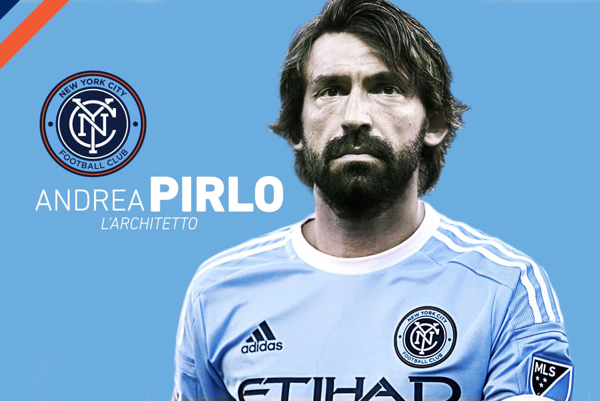 OFICIAL | Andrea Pirlo firma con New York City FC como tercer jugador franquicia