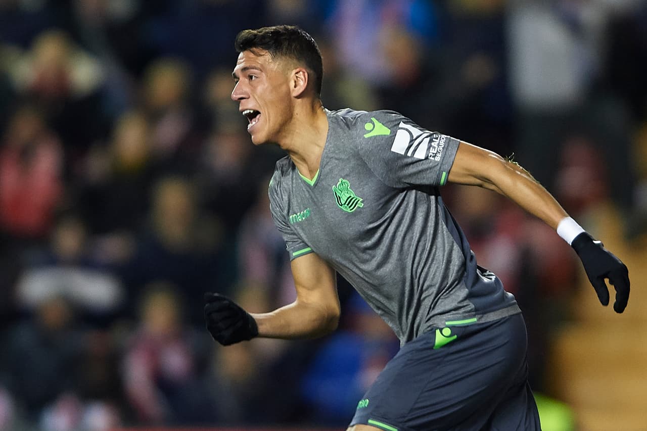 Héctor Moreno anotó el gol del descuento momentáneo de Real Sociedad que igualó 2-2 en su visita a Rayo Vallecano en la Jornada 20 de la Liga de España.