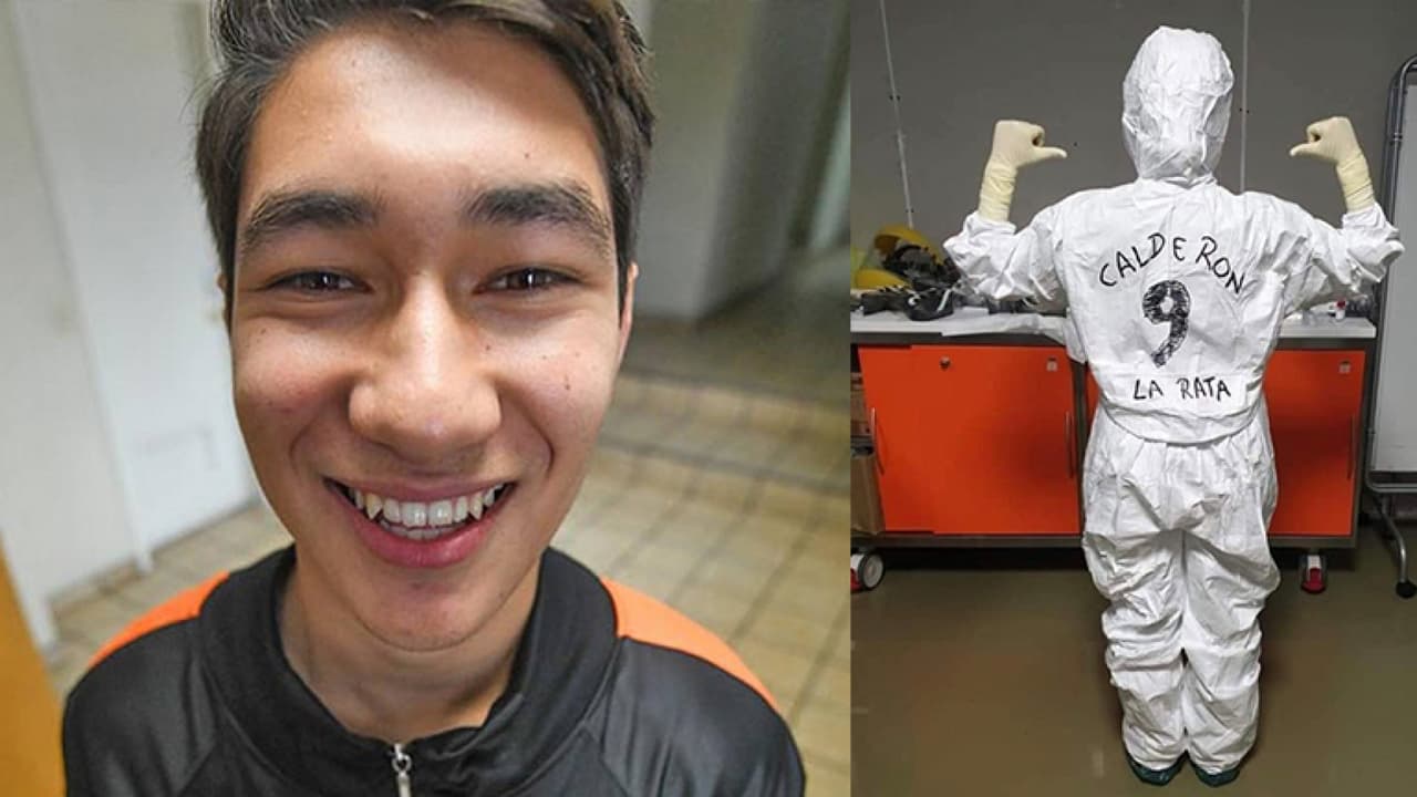 'Rata' Calderón, futbolista mexicano homenajeado por médicos italianos