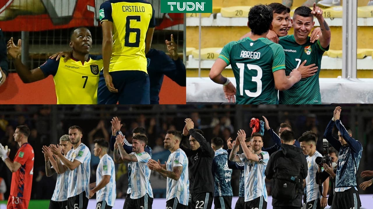 ¡Arde! Argentina clasifica, Ecuador y Bolivia sueñan con Qatar 2022