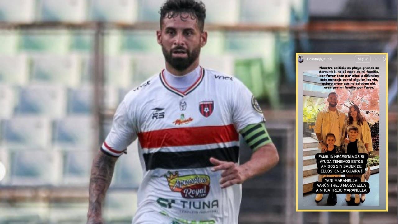 Exfutbolista de Liga de Expansión MX busca a su familia tras terremoto en Venezuela