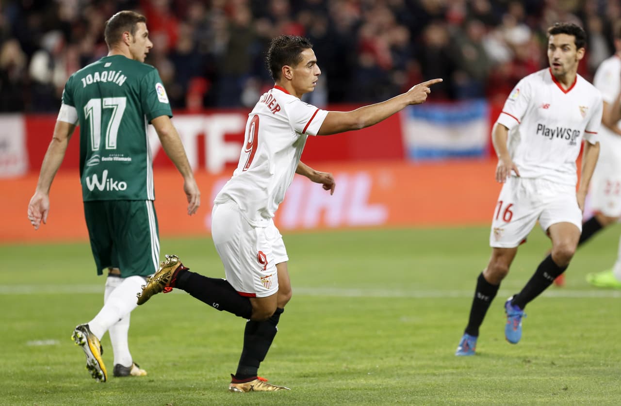 Quinto gol de Ben Yedder en lo que va de La Liga, consolidado como el máximo goleador del equipo hispalense en la temporada.