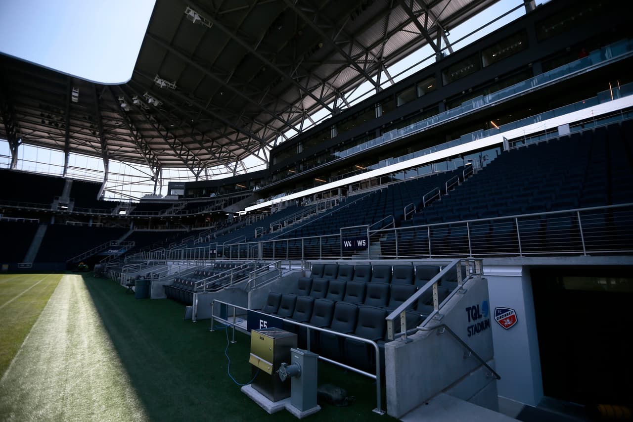 Todos los espectadores tienen una excelente visión del terreno de juego desde todas las localidades del TQL Stadium.
<br>