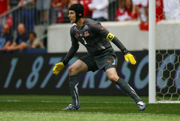 El checo Petr Cech defendió el arco del Chelsea en dos oportunidades.