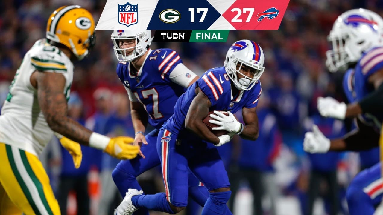 ¿Quién los frena? Bills derrotan a Packers que hilaron cuatro derrotas