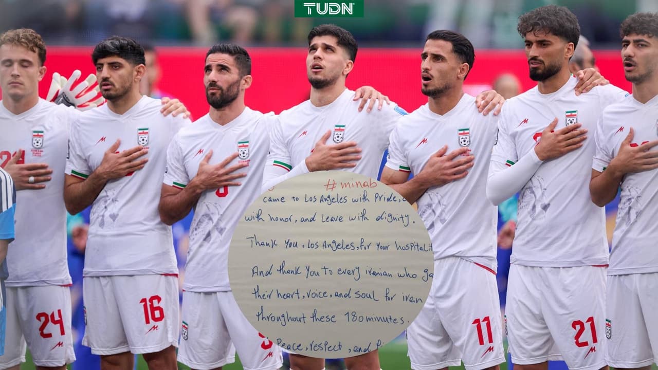 Mensaje de la selección de Irán tras partido vs. Bélgica Mundial 2026 Los Ángeles