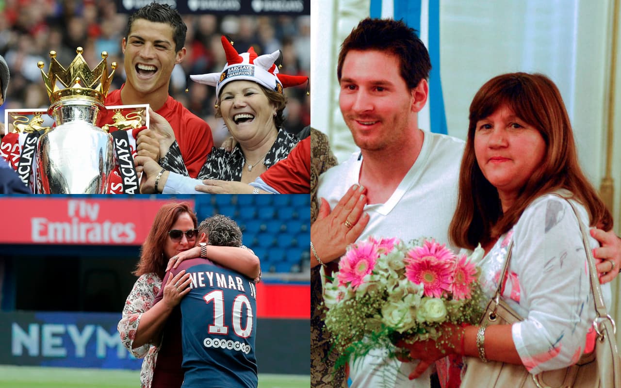 Las madres en la vida de los futbolistas, tanto sus progenitoras como las parejas con las que han tenido hijos, son un punto clave en sus carreras y acá algunos casos que muestras eso.