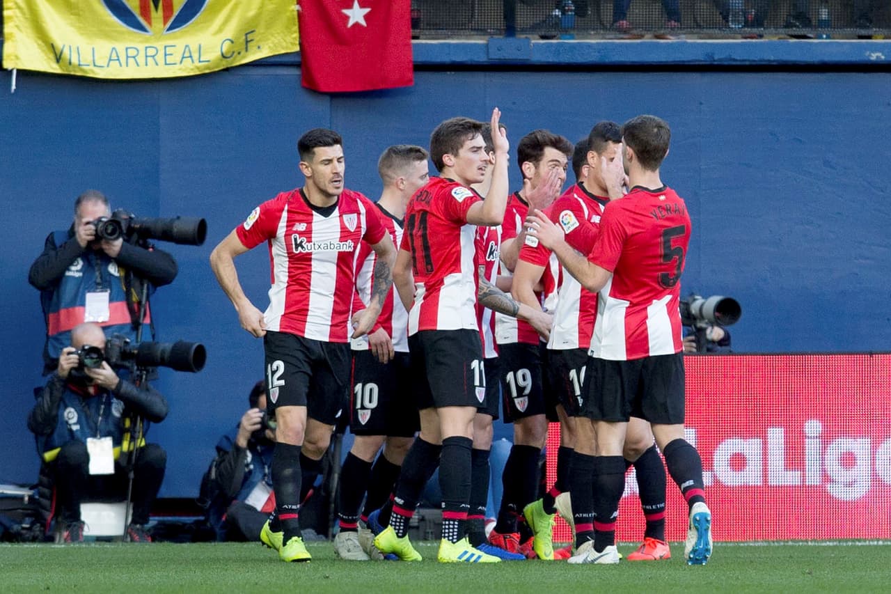 Athletic Bilbao tomó confianza con el marcador a favor y de esa manera tuvo un primer tiempo dominante.