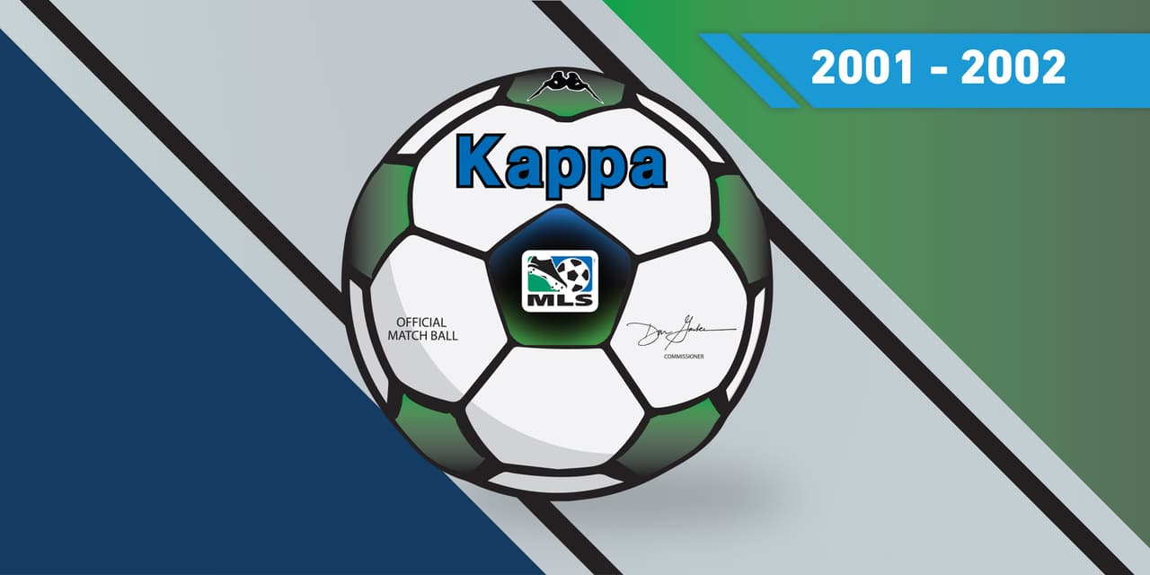 <b>2001-2002:</b> El segundo balón en la historia de la liga se inclinó por un diseño más tradicional, el de los gajos pentagonales. La marca cambió y fue Kappa el encargado de esta entrega. Por aquellos años, Kappa había irrumpido en el mundo futbolístico por los diseños de los uniformes de la selección italiana en la Euro 2000 y Mundial 2002. Con ese balón los equipos californianos, San Jose Earthquakes y LA Galaxy, conquistaron su respectiva primera MLS Cup.