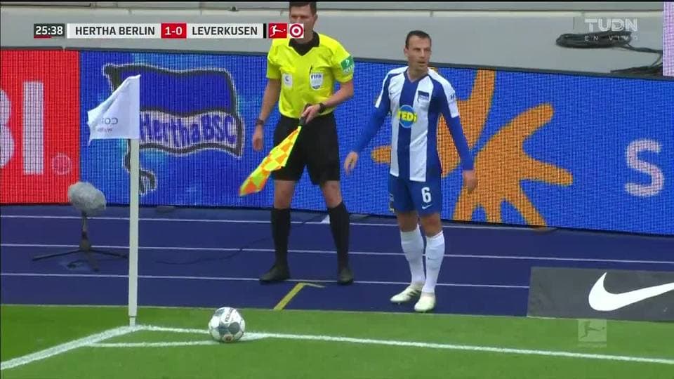 Tiro de esquina para Hertha BSC