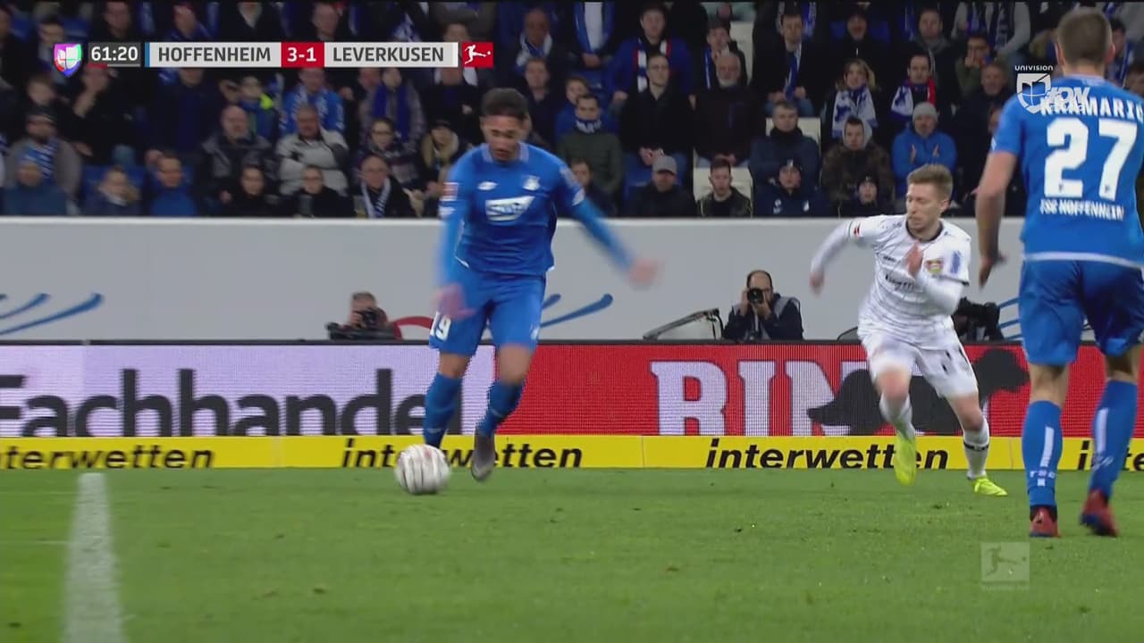 Ishak Belfodil muestra su poderío tras convertirle un doblete al Leverkusen