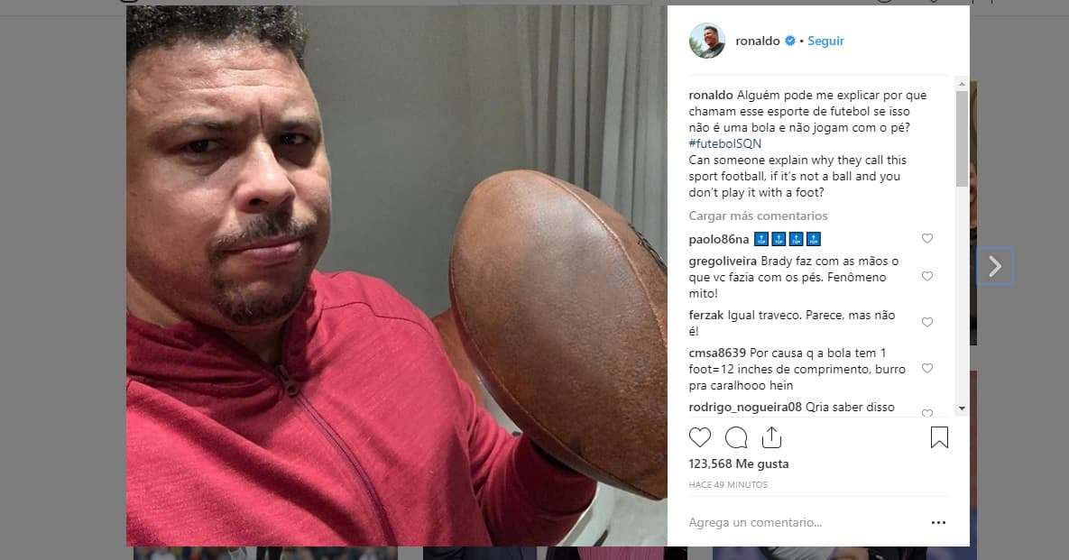 'O Fenómeno' hizo esta publicación.