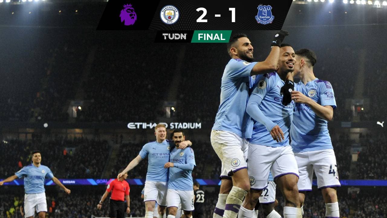 Con doblete de Gabriel Jesús, City vence al Everton
