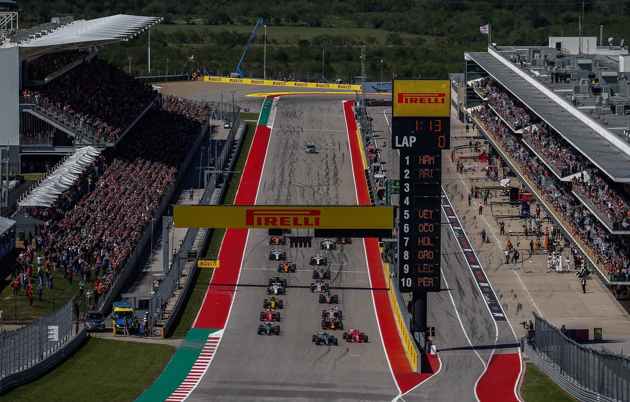 Lewis Hamilton había salido desde la pole en el Circuito de las Américas en Austin, Texas.