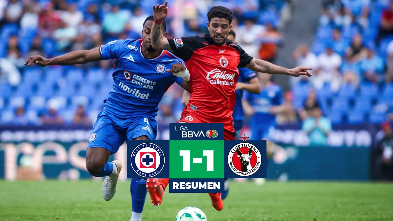 ¿Hay crisis? Cruz Azul no pasa del empate con Xolos