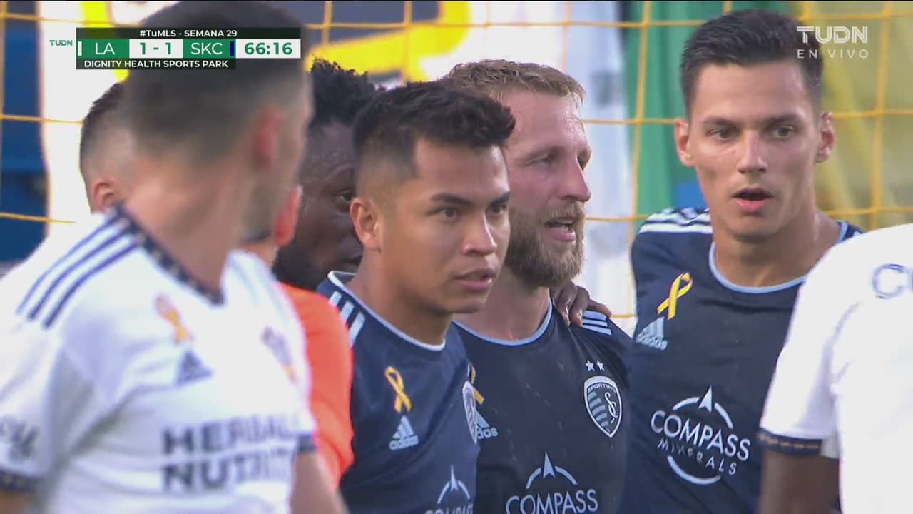 ¡Le empatan al Galaxy! Sporting KC hace el 1-1 con tanto de Russell