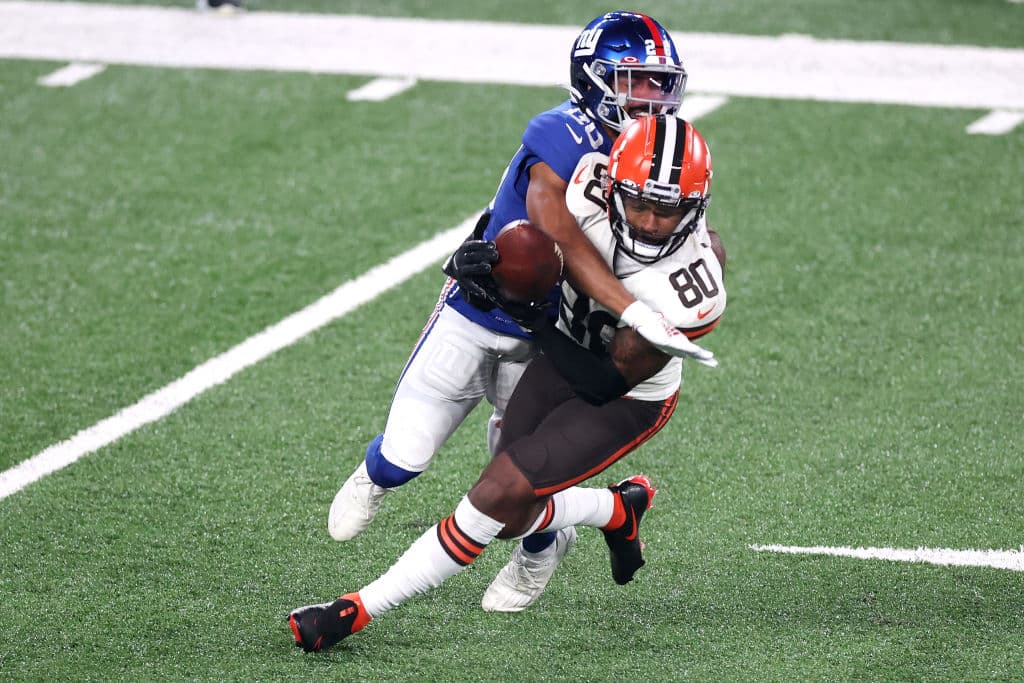 Con un marcador de 20-6 a favor, los Browns ganan en Nueva York y dejan a los Giants con pocas aspiraciones de llegar a Playoffs.