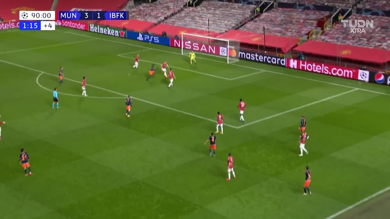 Daniel James puso el cuarto gol para el Manchester United
