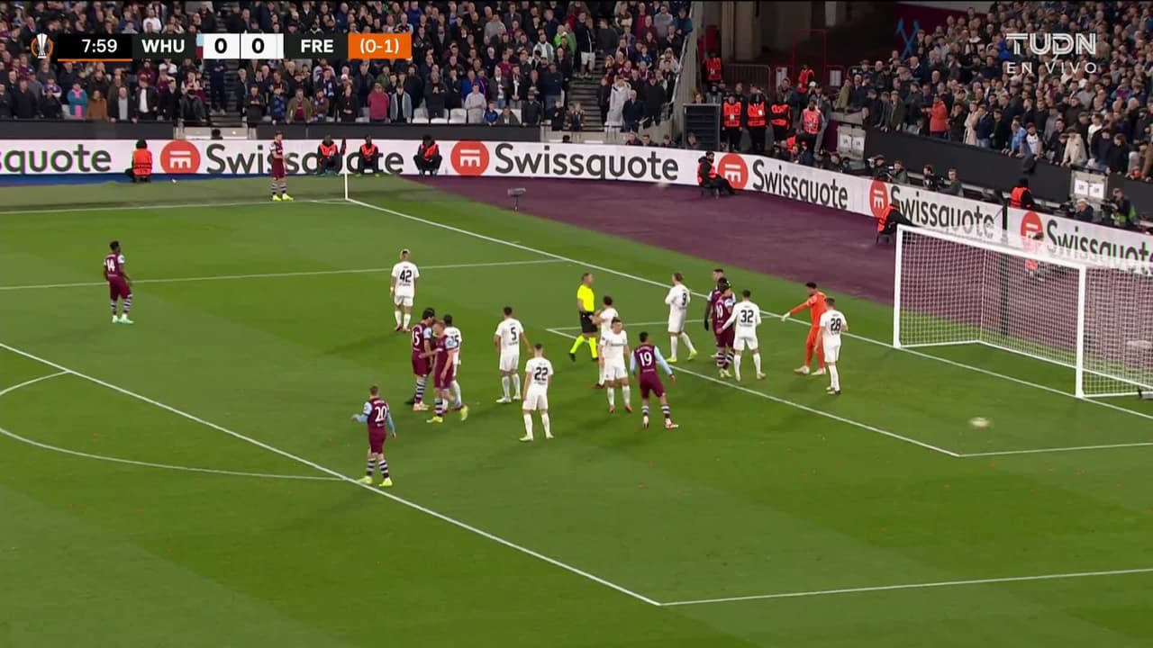 ¡GOL!  anota para West Ham United. Lucas Paquetá