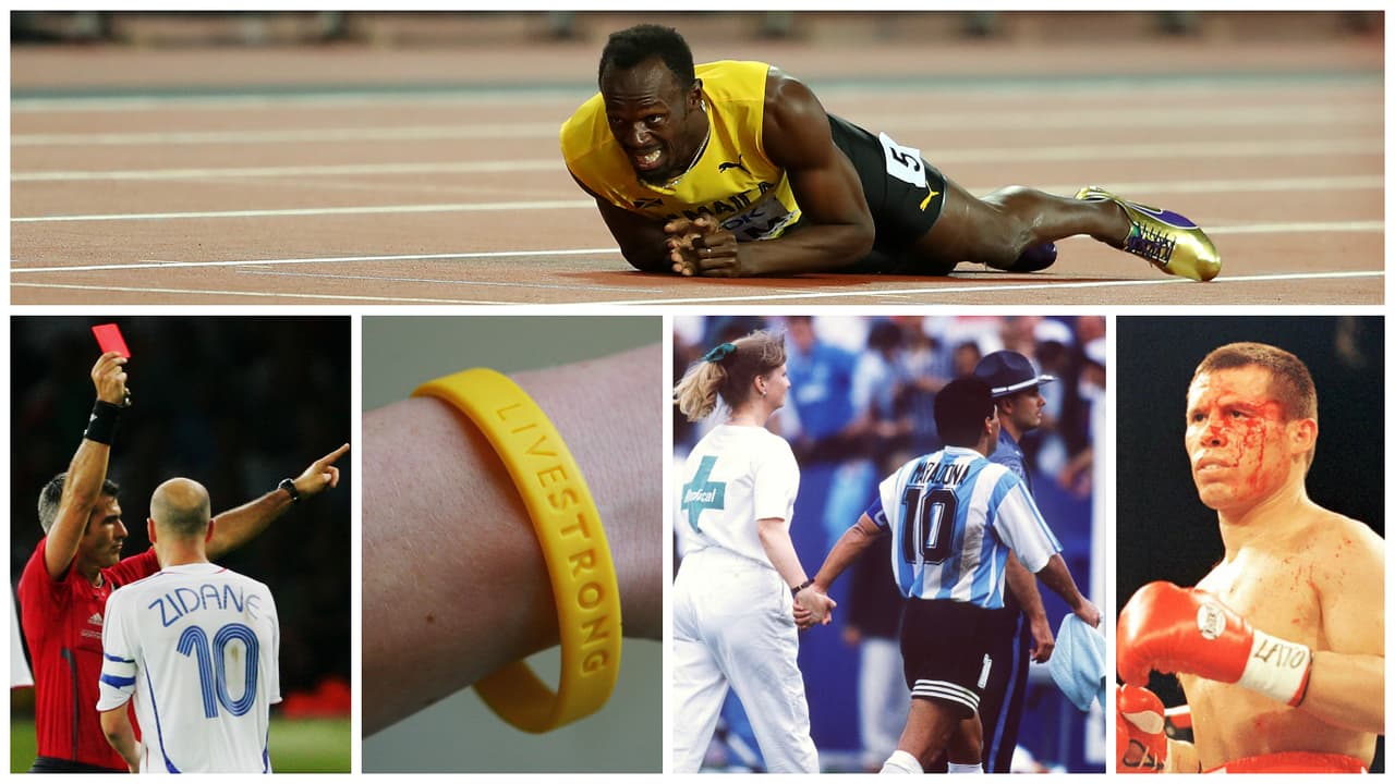 Usain Bolt parecía un ser de otro planeta hasta que se desgarró en el último momento de su carrera como velocista. Veamos esta y otras tristes historias.