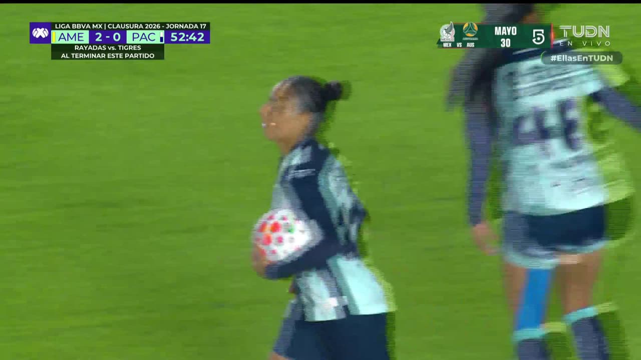 ¡No dejaron festejas a las águilas, Pachuca se mete a la pelea con este gol de Paola García!