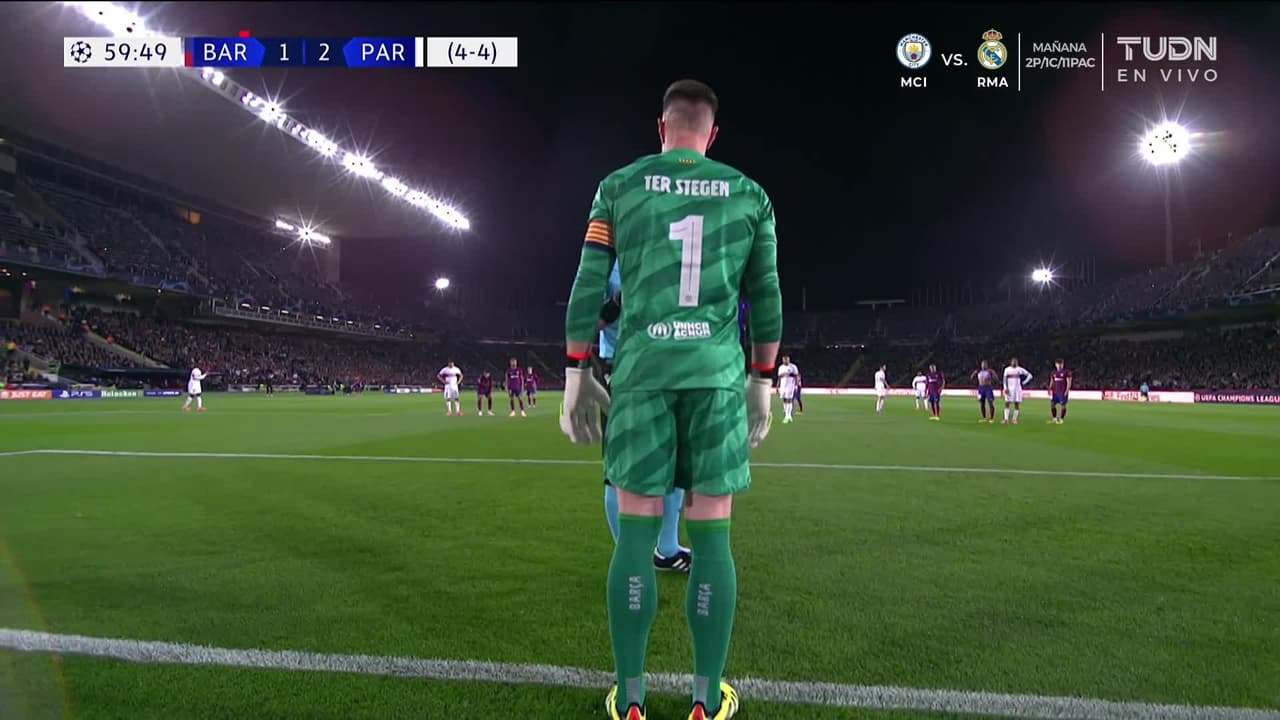 ¡GOL!  anota para Paris Saint-Germain. Kylian Mbappé