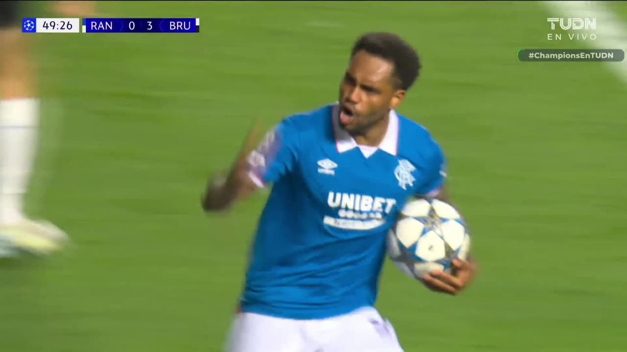 ¡Gol de Rangers! Danilo empuja la pelota y descuenta ante Brujas