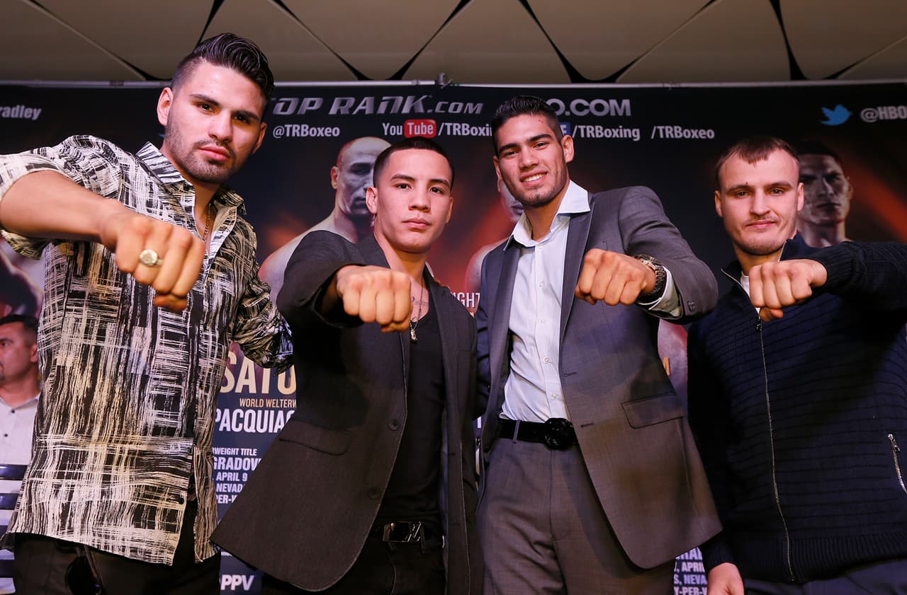 Los boxeadores mexicanos Gilberto Ramírez y Oscar Valdez, además de José Ramírez de origen azteca, serán parte del respaldo en la velada de Manny Pacquiao y Timothy Bradley. Los tres sacarán el orgullo hispano en la cartelera.