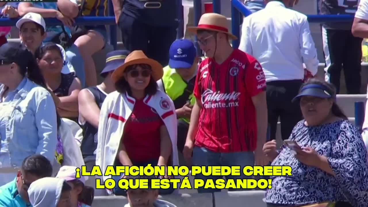 ¡Increíble! La afición no puede creer lo que está pasando
