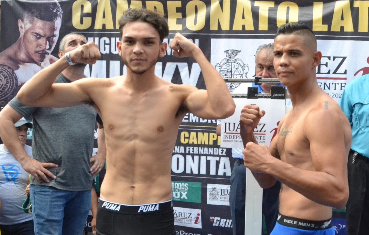 Listo el combate tras la ceremonia de pesaje con tres peleas de pronóstico reservado.