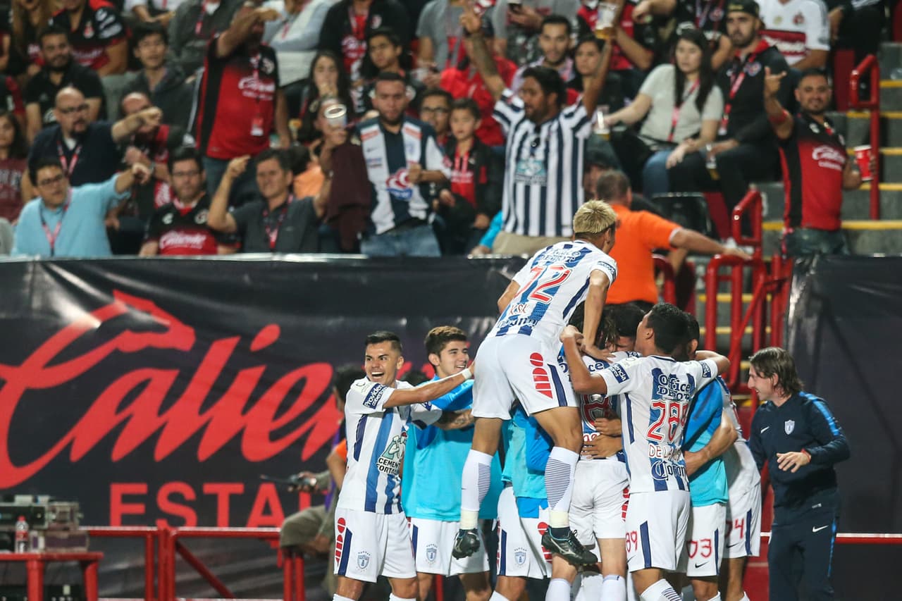 Así llególo impensado co el gol del empate de Martínez al minuto 19 del segundo tiempo. Parecá hazaña de Pachuca.