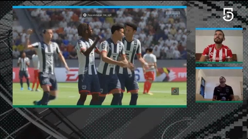 <b>5.- Monterrey</b>
<br>Necaxa 2-4 Monterrey |Eric Cantú doblegó 4-2 a Carlos Guzmán en el estreno de la eLiga MX