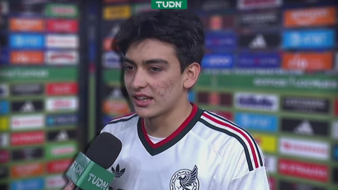 Gilberto Mora explica su sentir tras su primer gol con el Tri