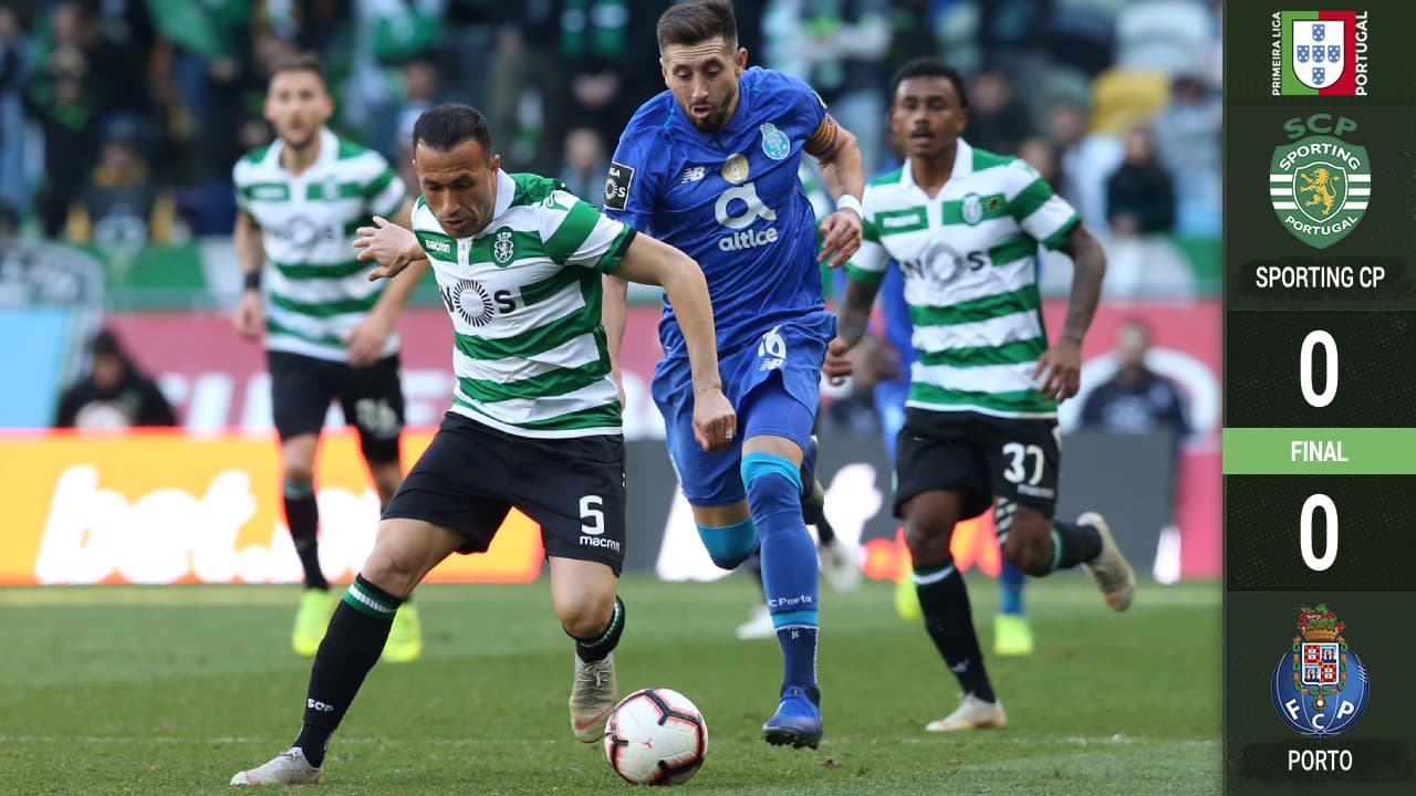 Sporting terminó con espectacular racha del Porto en clásico