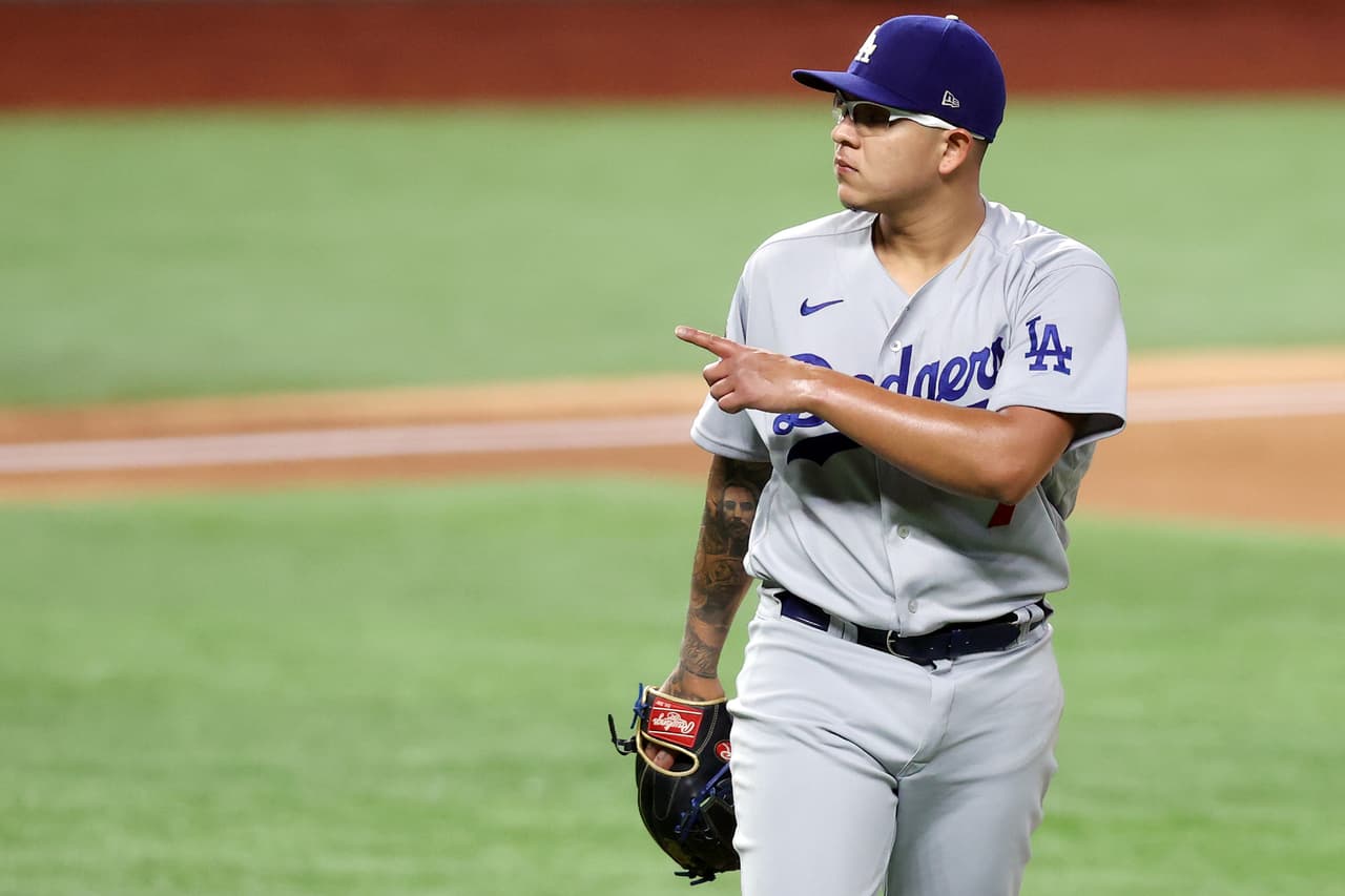 Julio Urías, lanzador de Los Angeles Dodgers