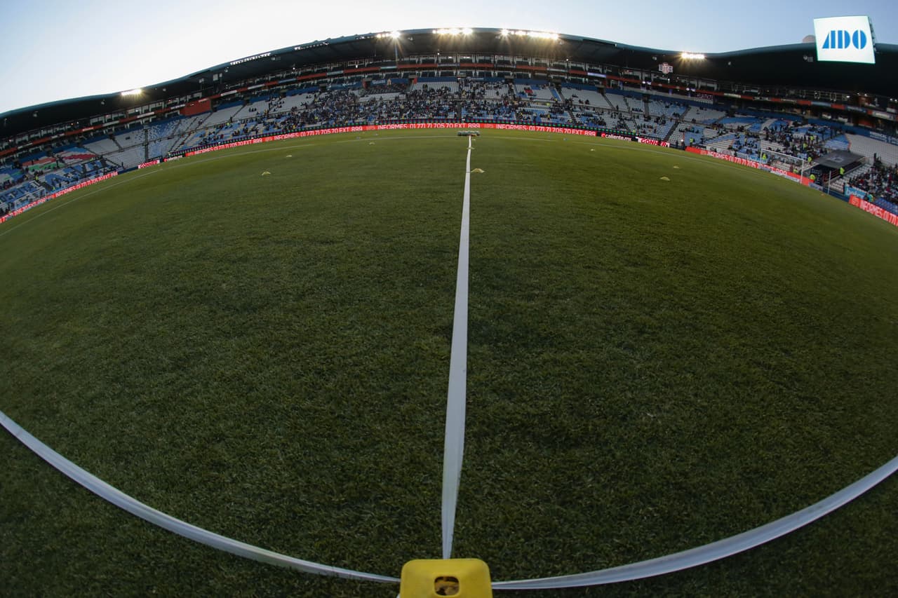 Así lucía el Estadio Hidalgo.