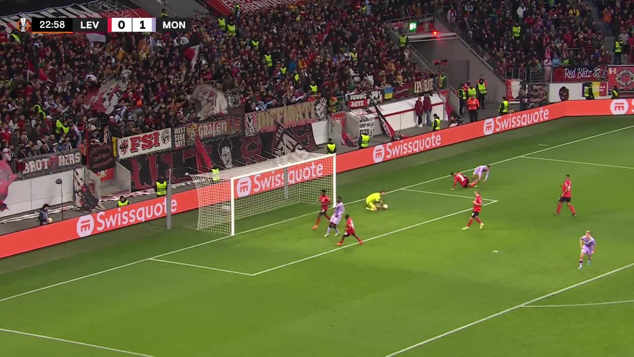 ¡TIRO ATAJADO! disparo por Ruben Aguilar.