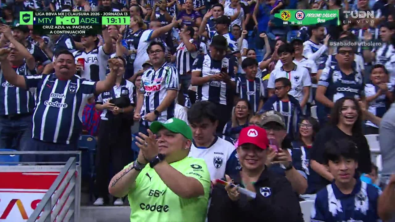 ¡GOL!  anota para Monterrey. Uros Djurdjevic