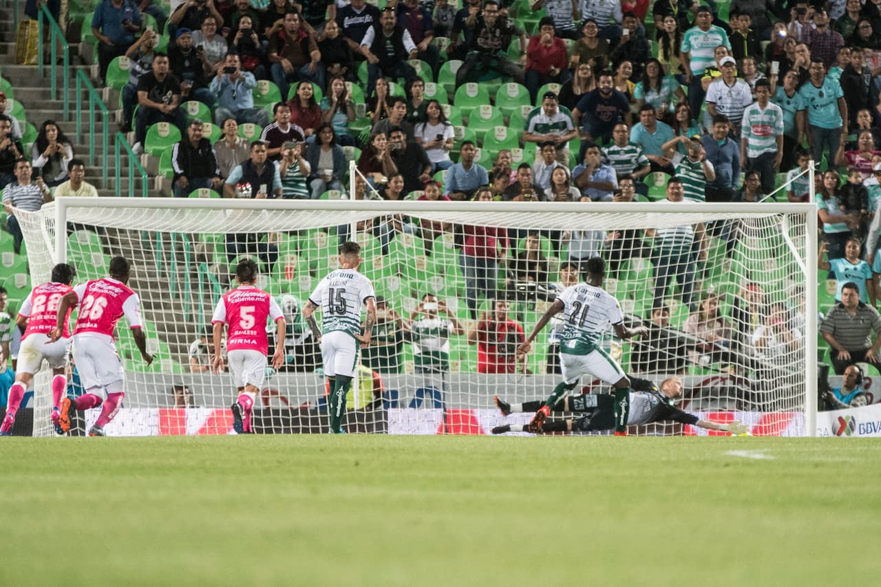 Conseguía de esta manera su gol número 8 en lo que va de la temporada en el campeonato mexicano.