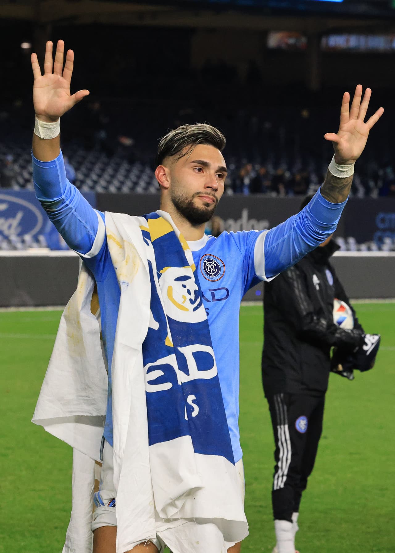 Valentín Castellanos se consagró como Botín de Oro e integrante del equipo campeón de la liga este año.
<br>