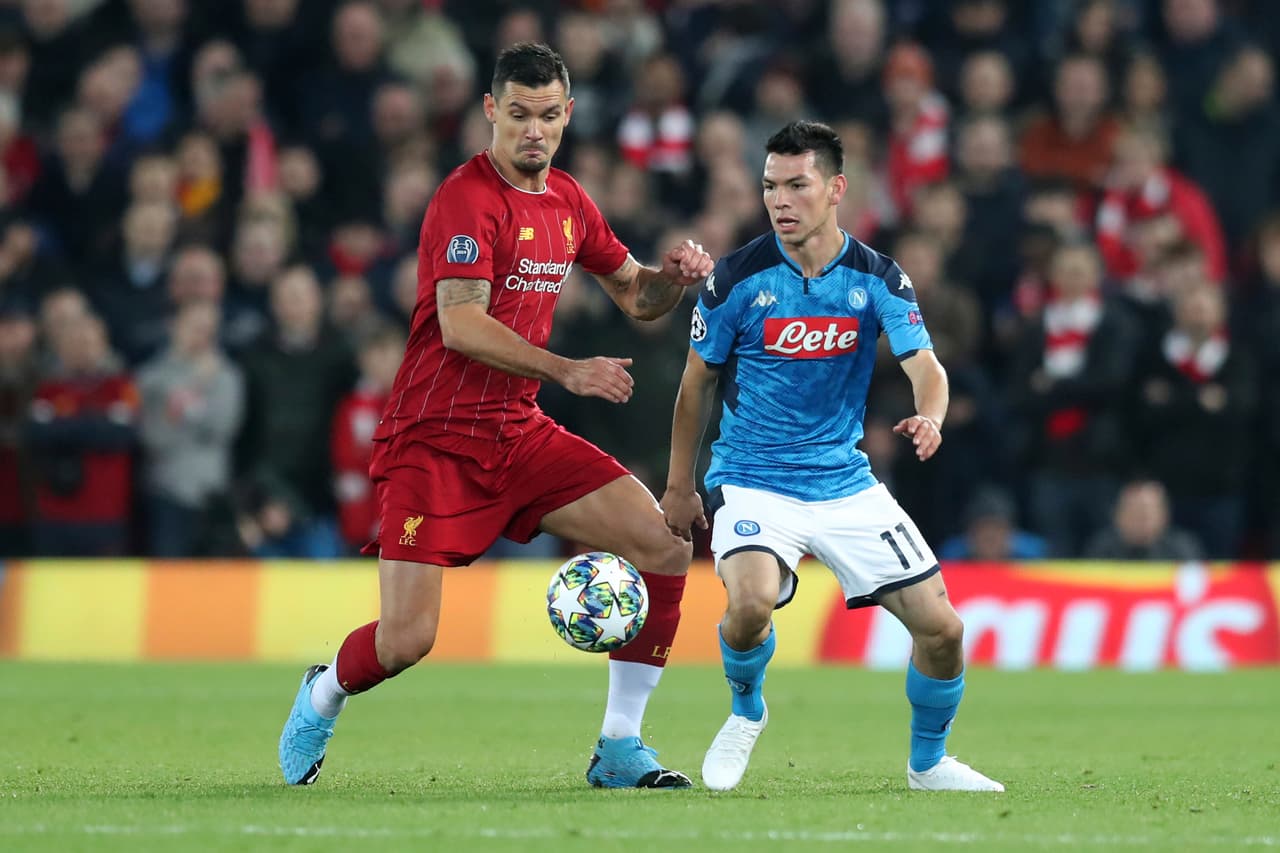 Liverpool 1-1 Napoli. Hirving Lozano empezó como titular y acarician la clasificación a la siguiente ronda.